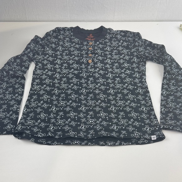 Honest Baby Clothing Company Unisex Black and White Skull Pajamas - Picture 2 of 14